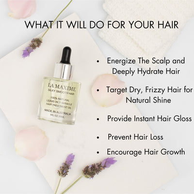 Silky smooth hair 100% natural