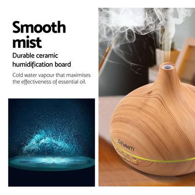 Devanti Aroma Diffuser Aromatherapy Humidifier 300ml