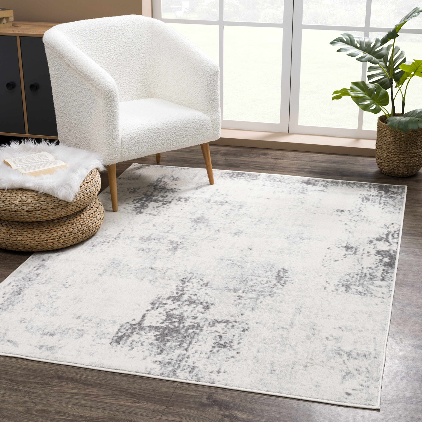 Tigrima Gray & Ivory Rug - Clearance