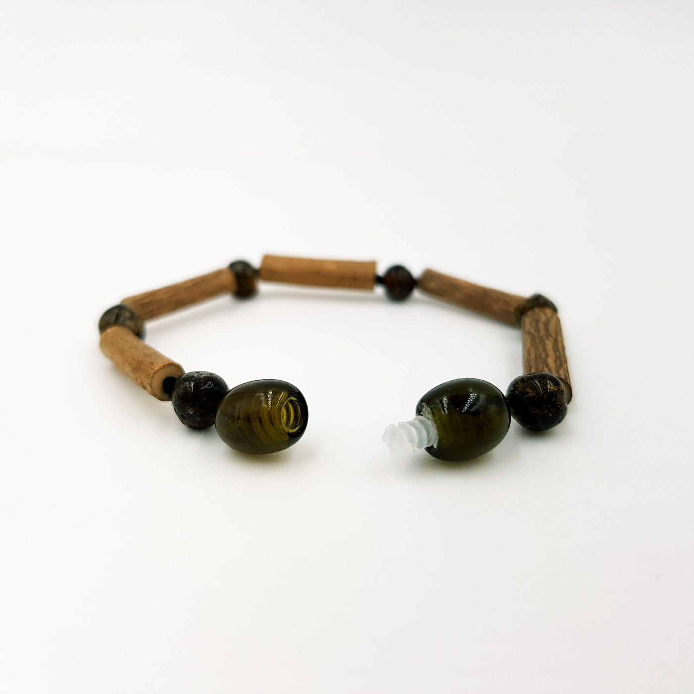 Child Cherry Amber & Hazelwood Anklet-2