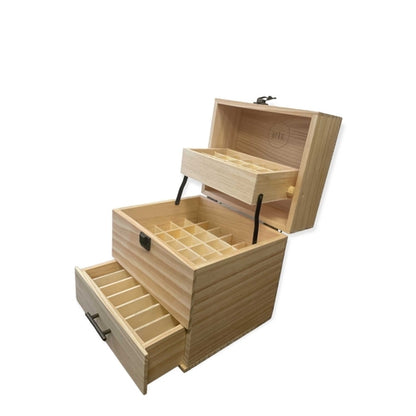 Essential Oils Wood Storage Box