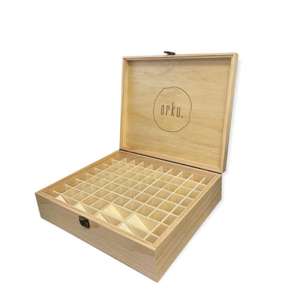 Essential Oils Wood Storage Box