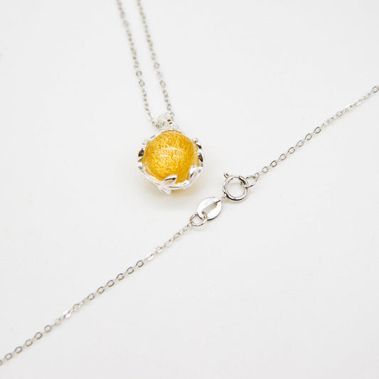 Planet Murano Aroma Necklace - Jovian Gold | Energy & Healing | Diffuse on the go | Gift For her-0