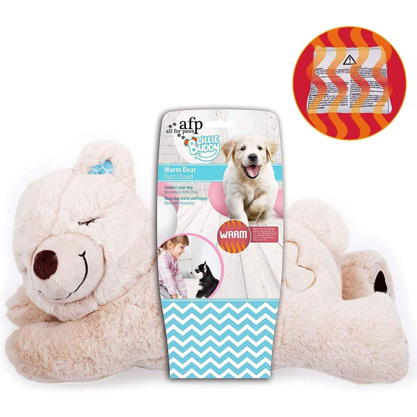 Puppy Warm Toy Bear Dog Heat Pack