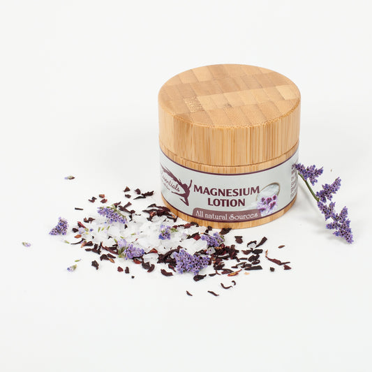 Organic Magnesium Lotion Rose Geranium