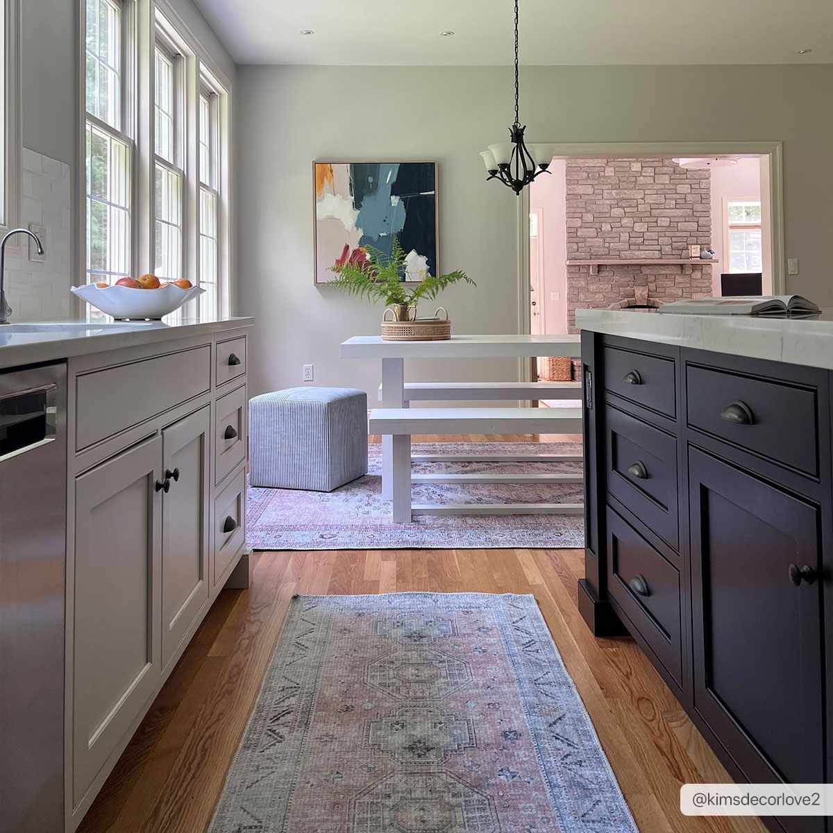 Morcott Washable Peach Area Rug