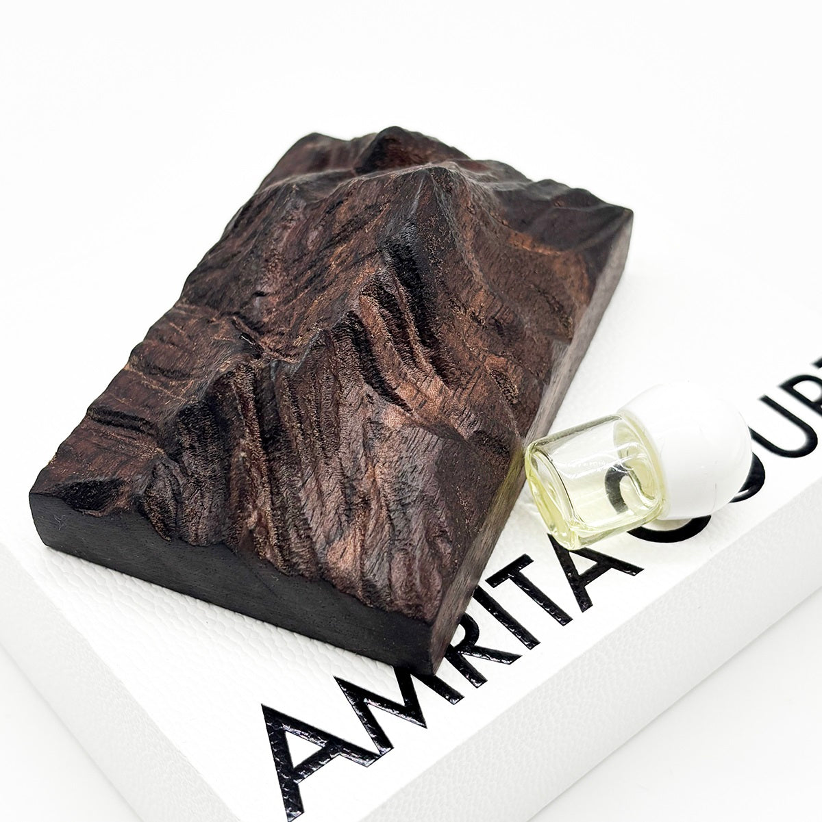 ""Mt Buller"" Black Walnut Wood Diffuser Piece | Waterless Diffusing | Natural Essential Oil-4