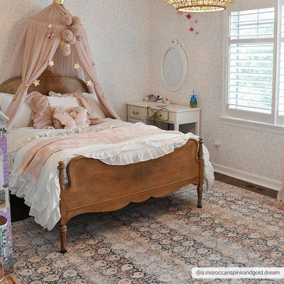 Rustic Charm Washable Area Rug - Maligaya Design