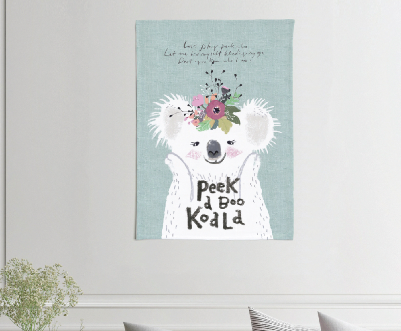 Peekaboo Koala 50cm x 70cm