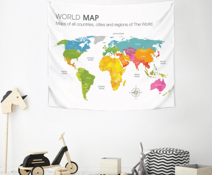 World Map 150cm x 130cm