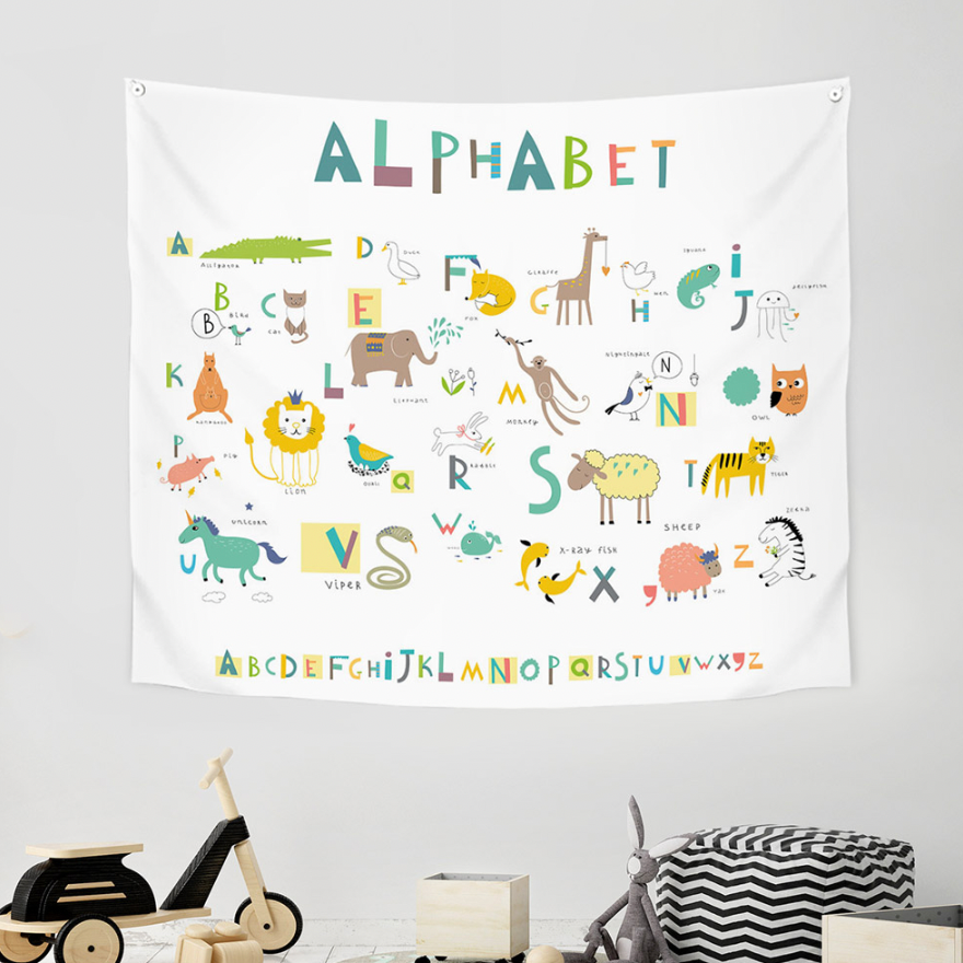 Alphabet 150cm x 130cm