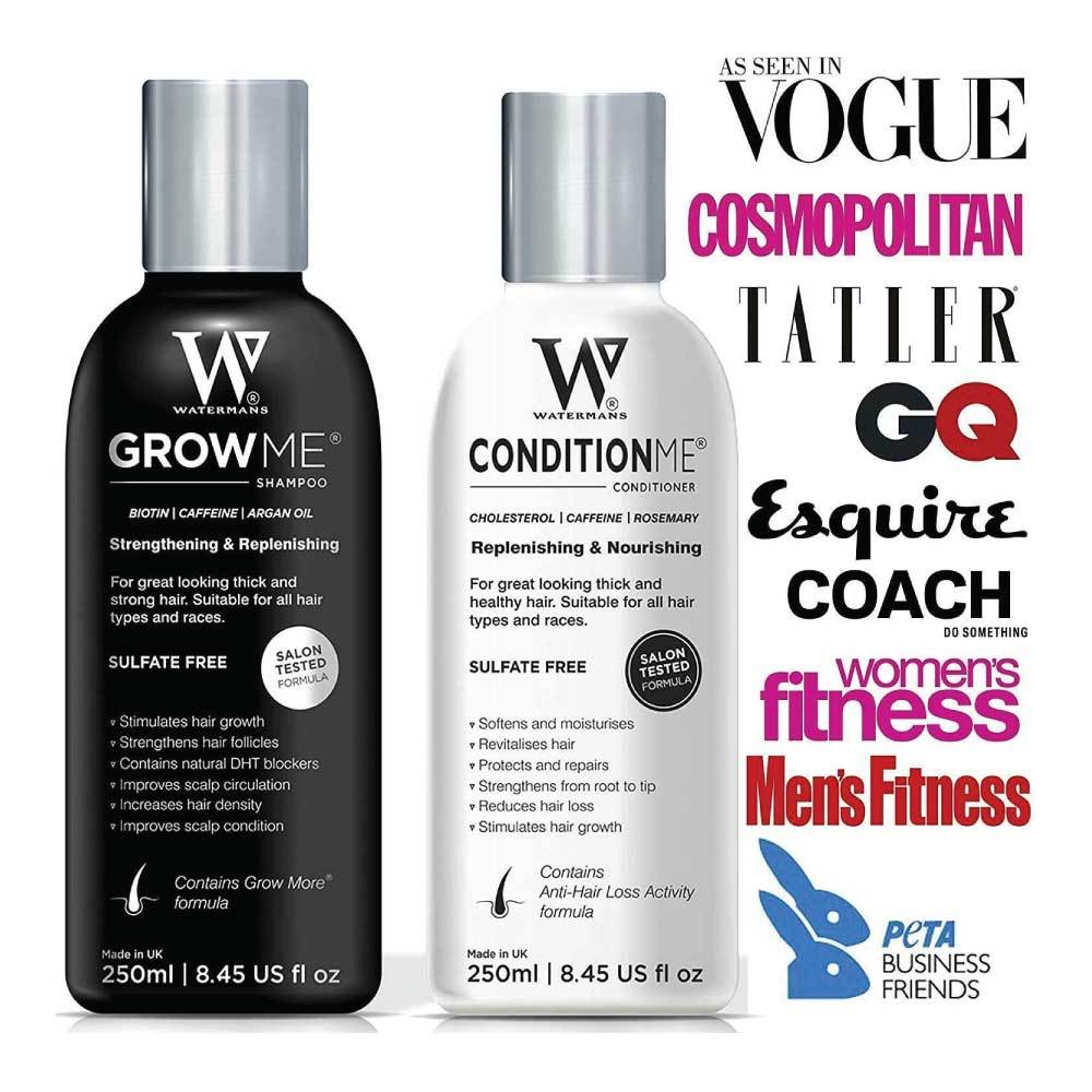 Watermans Grow Me Shampoo Conditioner Elixir Pack Full Hair Growth