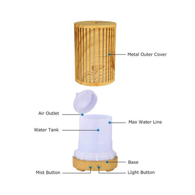 Essential Oil Aroma Diffuser - 200ml