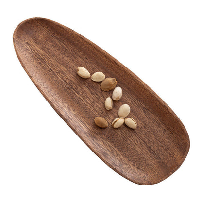 Acacia Wooden Tray Cake Tray Wooden Irregular Dinner Plate Homestay