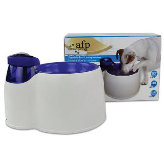 2L Fountain Fresh Pet Water Filter Bowl