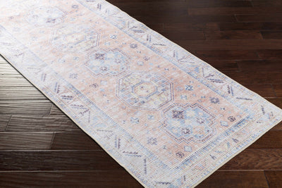 Morcott Washable Peach Area Rug