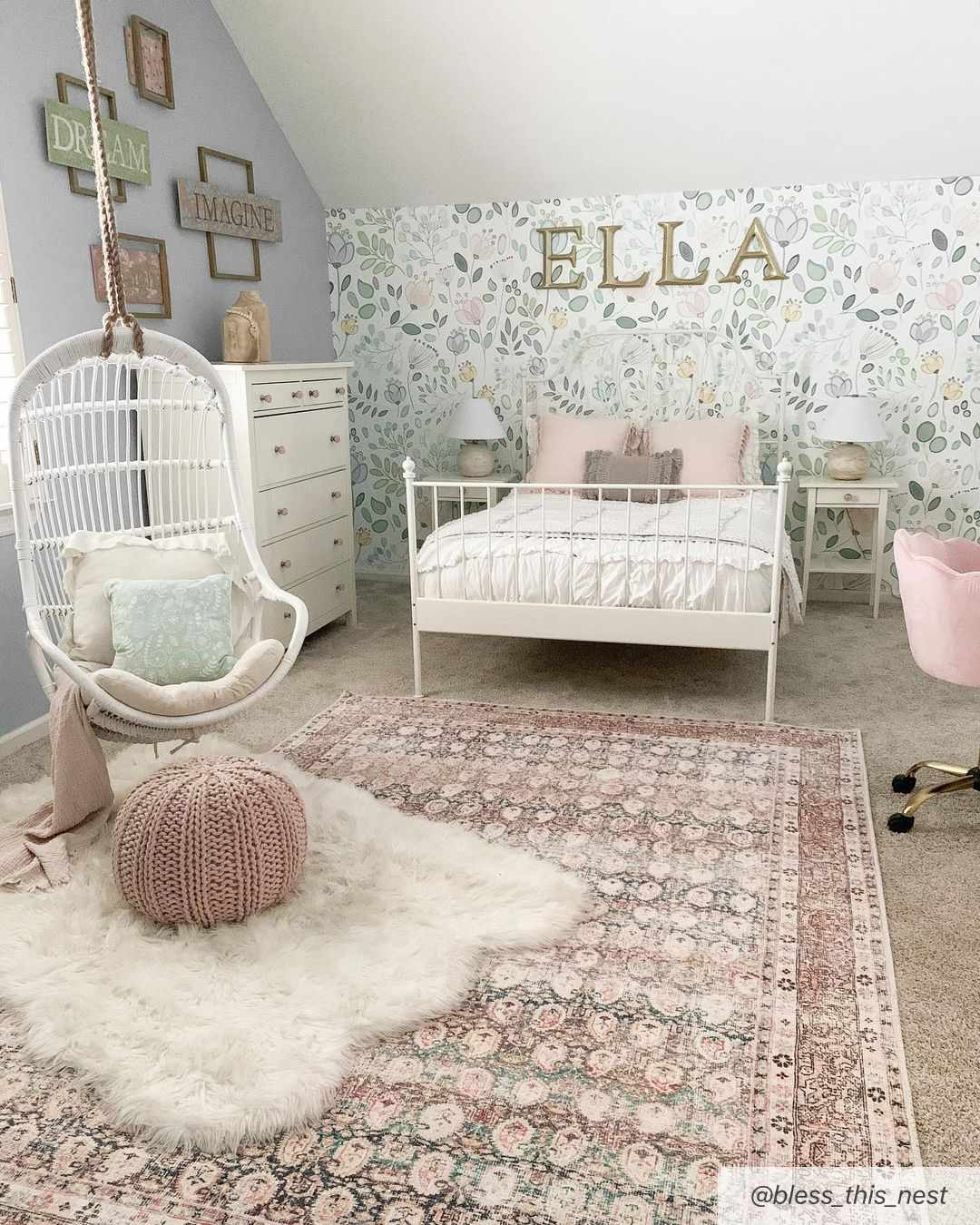 Rustic Charm Washable Area Rug - Maligaya Design