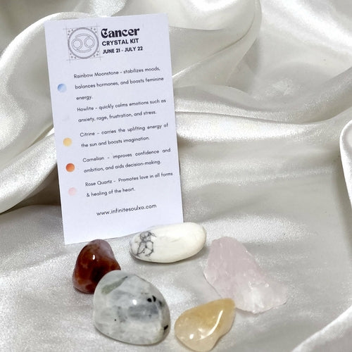 Star Sign Crystal Healing Kit: Cancer