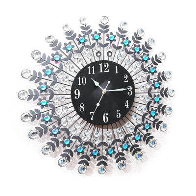 Large Modern 3D Crystal Wall Clock