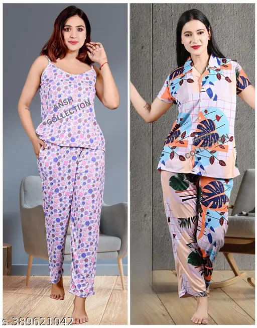 Premium night suit for women combo pack