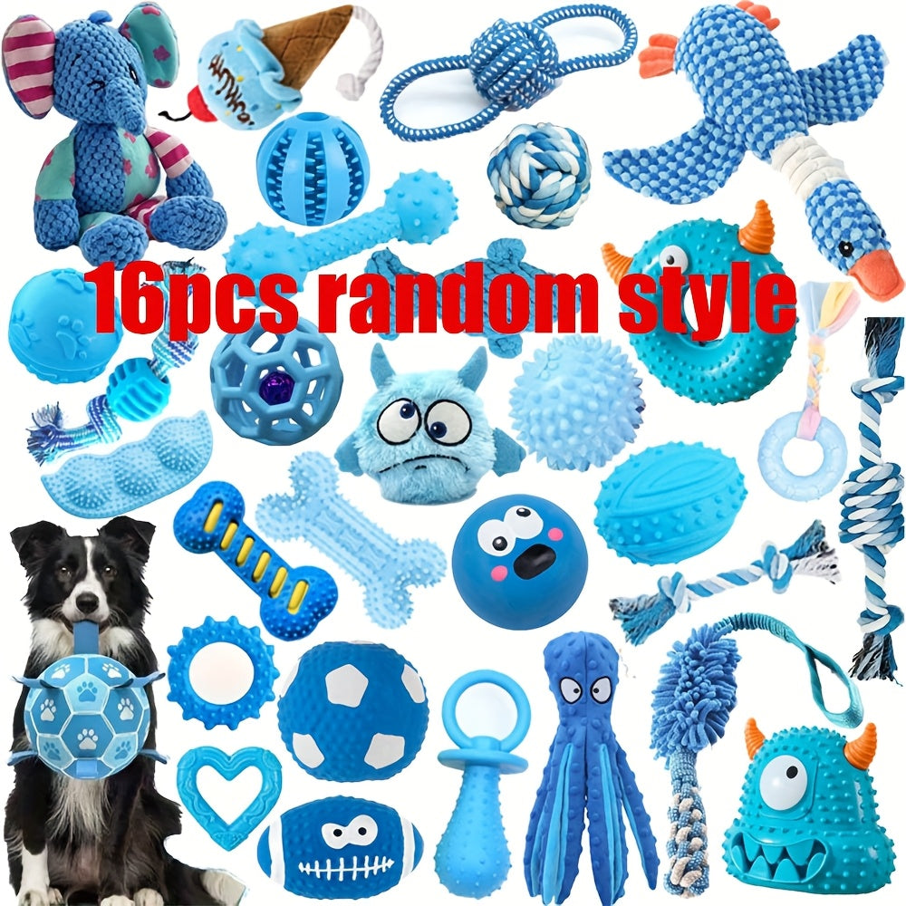 Series Dog Chew Toy Set (16pcs)-2