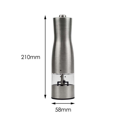 Stainless Steel Electric Salt Pepper Grinder Set