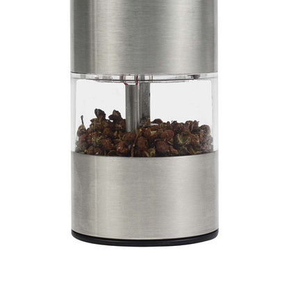 Stainless Steel Electric Salt Pepper Grinder Set