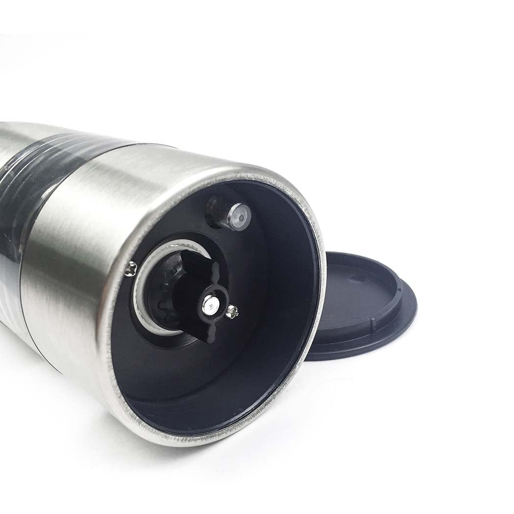 Stainless Steel Electric Salt Pepper Grinder Set