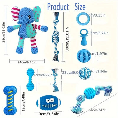 Series Dog Chew Toy Set (16pcs)-4