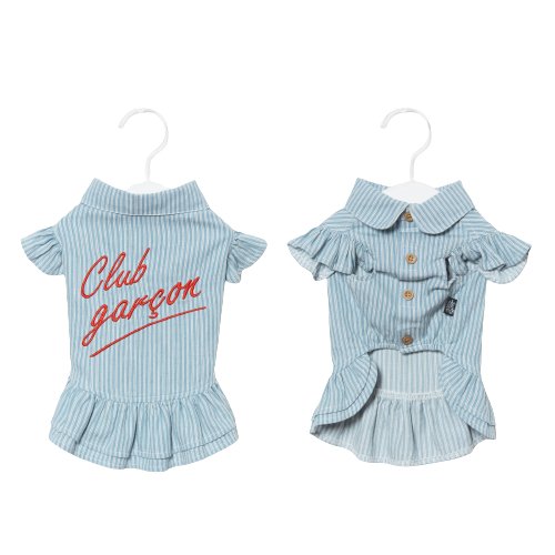 Light Denim Dog Dress-0