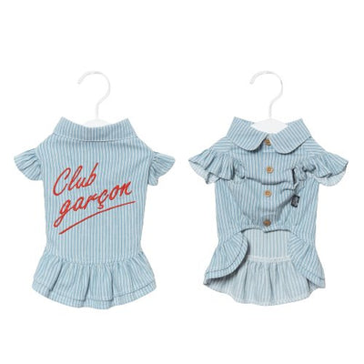 Light Denim Dog Dress-0