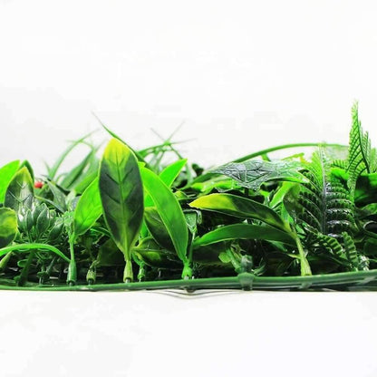 White Flowering Boxwood Artificial Vertical Garden Panel 25cm x 25cm