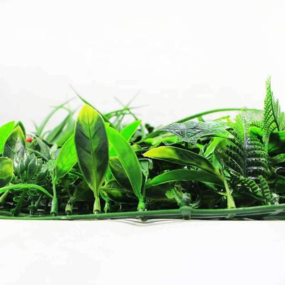 White Flowering Boxwood Artificial Vertical Garden Panel 25cm x 25cm
