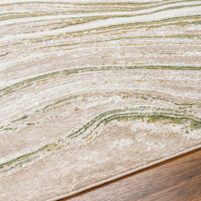 Live Marble Green Area Rug
